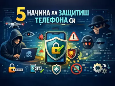 5 начина да защитиш телефона си от хакери и шпионски приложения