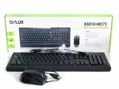 Optical mouse + keyboard Delux DLK-6010U M375U