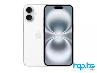 Смартфон Apple iPhone 16 128GB White Като нов