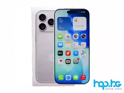 Смартфон Apple iPhone 17 Pro 256GB Silver Като Нов Оригинална Кутия