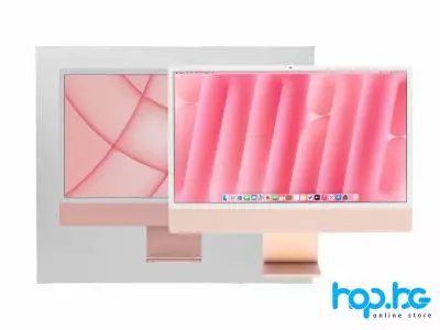 Computer Apple iMac 23.5’’ A2438 (2021) Pink, Apple M1, 8GB, 500GB SSD, Retina 4480x2520, Original Box