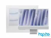 Компютър Apple iMac 23.5’’ A2438 (2021) Silver, Apple M1, 16GB, 500GB SSD, Retina 4480x2520, Оригинална опаковка