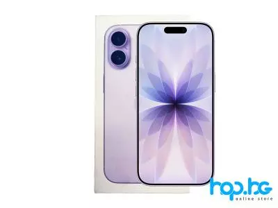 Смартфон Apple iPhone 17 256GB Lavender Като Нов Оригинална опаковка