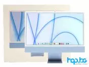 Компютър Apple iMac 23.5’’ A2438 (2021) Blue, Apple M1, 16GB, 512B SSD, Retina 4480x2520, Оригинална опаковка