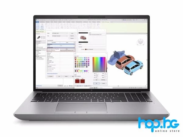 Мобилна работна станция HP ZBook Fury 16 G11, i7-13850HX, 32GB, 1TB SSD, 16'' IPS WUXGA 1920x1200, RTX 2000