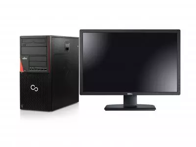 Fujitsu Esprimo P720 + Dell P2213