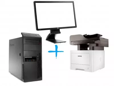Lenovo M81 + HP E231 + MFC 4075