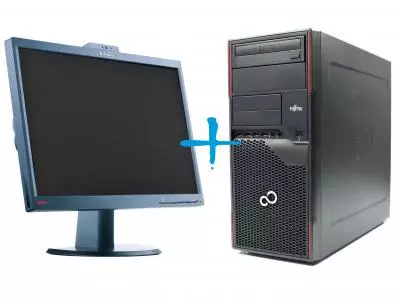 Computer Fujitsu P710 + Monitor Lenovo L2251X