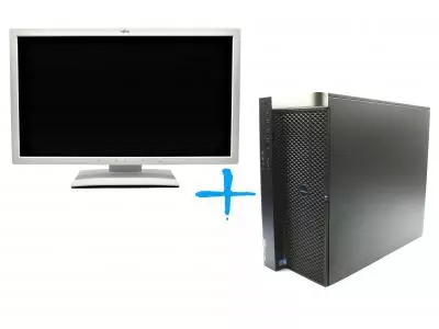 Работна Станция Dell Precision T7610 + Монитор Fujitsu B27T-7