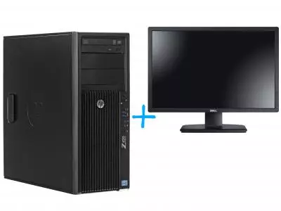 Monitor Dell U2412 + Workstation HP Z420