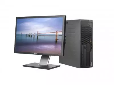 Computer Fujitsu Esprimo E9900 + Monitor Dell P2210f