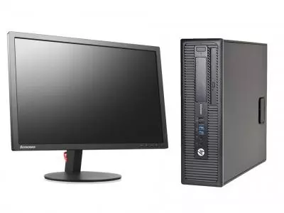 Computer HP EliteDesk 800 G1 + Monitor Lenovo T2454PA