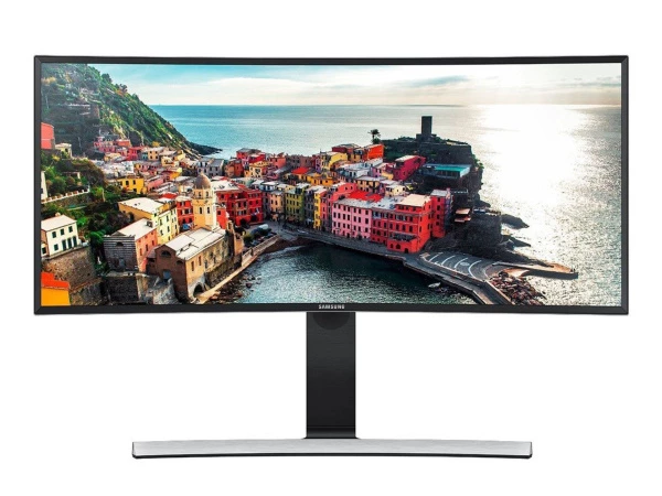 Монитор Samsung S34E790C, 34" UltraWide Quad HD 3440х1440, Извит екран
