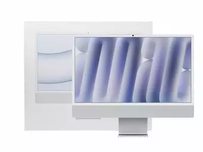 Компютър Apple iMac 23.5’’ A2438 (2021) Silver, Apple M1, 16GB, 500GB SSD, Retina 4480x2520, Оригинална опаковка