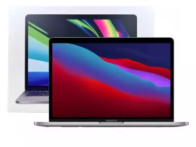 Лаптоп Apple MacBook Pro M2 A2338 (2022) Space Gray, Apple M2, 8GB, 256GB SSD, 13.3'' Retina 2560x1600, Оригинална опаковка