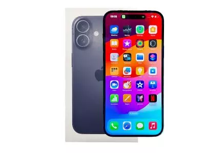 Смартфон Apple iPhone 16 128GB Black Като Нов Оригинална опаковка