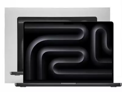 Лаптоп Apple MacBook PRO A3403 (2024) Като Нов, Apple M4 PRO, 24GB, 512GB SSD, 16.2" Liquid Retina XDR 3456x2234, Space Gray, Оригинална опаковка