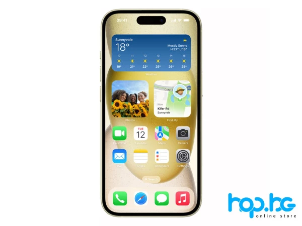 Смартфон Apple iPhone 15 128GB Yellow Като нов