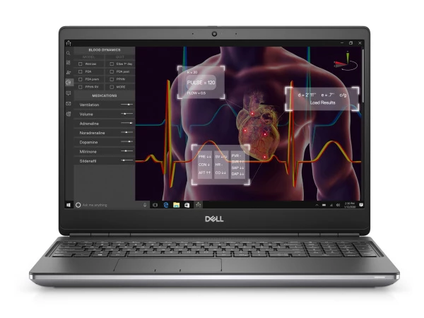 Mobile workstation Dell Precision 7550, i7-10850H, 32GB, 512GB SSD, 15.6“ IPS Full HD 1920x1080, Quadro T2000